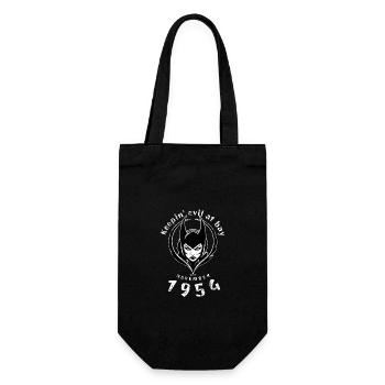 70. Geburtstag Keepin evil at bay since 11/1954 - Gift Bag for Bottles - black - Front