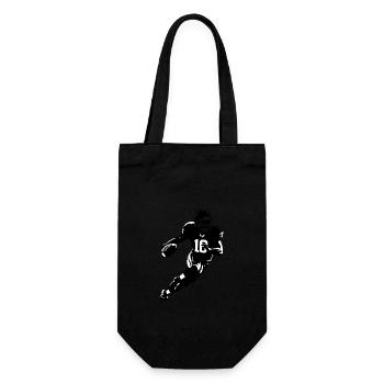 American Football - Sports Sticker - Gift Bag for Bottles - black - Front