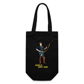 Charlie Don't Surf - Gift Bag for Bottles - black - Front