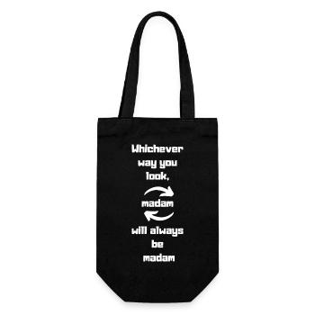 Madam - Gift Bag for Bottles - black - Front