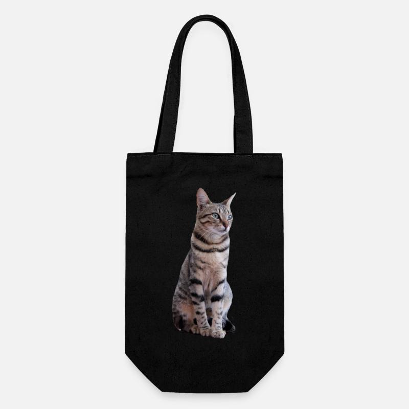 Katze Katzen Kätzchen Katzenshirt Geschenk - Geschenkbeutel für Flaschen - Schwarz