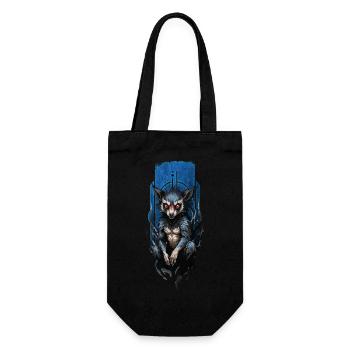 Enigmatic Aye-Aye - Gift Bag for Bottles - black - Front