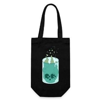LA FUMÉE - Sac à bouteille - noir - Devant