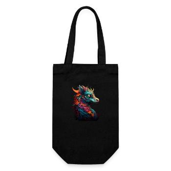 Dragon - Geschenkbeutel für Flaschen - Schwarz - Vorne