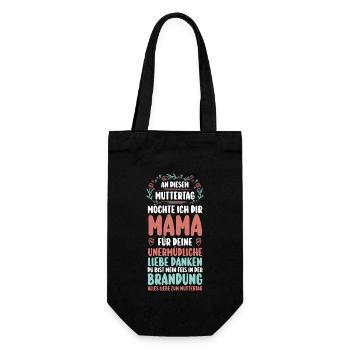 Maman Fête des mères Maman - Sac à bouteille - noir - Devant
