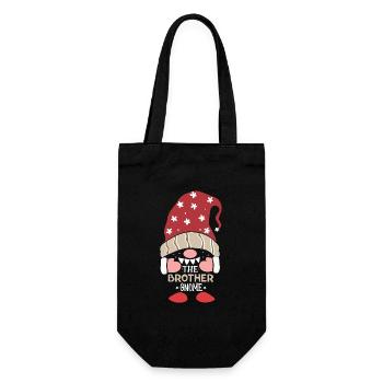The Brother gnome. - Gift Bag for Bottles - black - Front