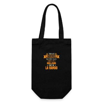 Les meilleurs font de la rando, Cadeau Randonnée - Sac à bouteille - noir - Devant