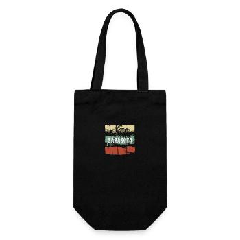 Sarasota Florida Kunstvolles Urlaubssouvenir - Geschenkbeutel für Flaschen - Schwarz - Vorne