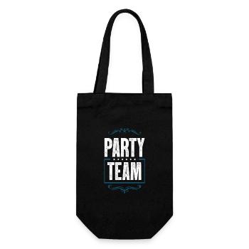Équipe du parti - Sac à bouteille - noir - Devant