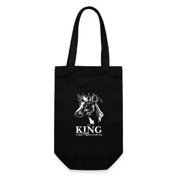 Whippet King Dog Saying Dogs Wilsigns - Gift Bag for Bottles - black - Front