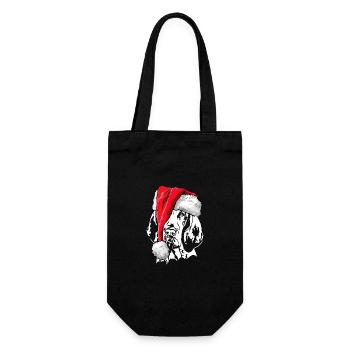 Santa Bracco Italiano Chiens de Noël Wilsigns - Sac à bouteille - noir - Devant