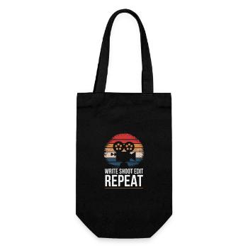 Filmmaker Film Director Cinematographer Film - Gift Bag for Bottles - black - Front