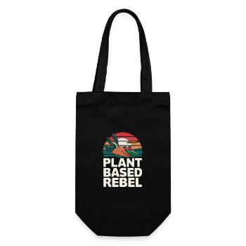 Végétarien Végétalien Végétarien Végétarien - Sac à bouteille - noir - Devant