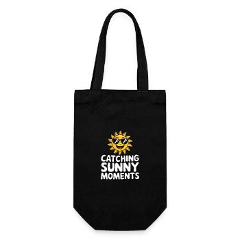 Sunny Summer Moments Vibes Summer Sun - Gift Bag for Bottles - black - Front