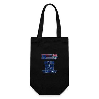 British Indian Ocean Football - Gift Bag for Bottles - black - Front