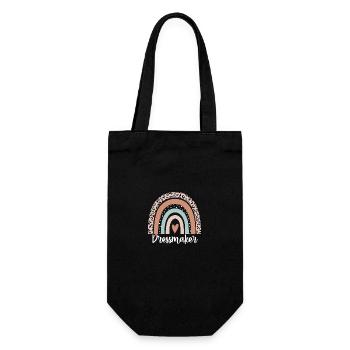 Couturière Arc-en-ciel Léopard Funny Dressmaker - Sac à bouteille - noir - Devant