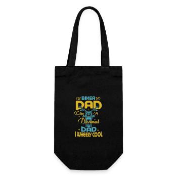 Mountain Bike Biker Dad MTB Downhill Mountain Bike - Gift Bag for Bottles - black - Front