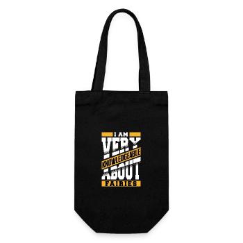 I Am Very Knowledgeable About Fairies - Gift Bag for Bottles - black - Front