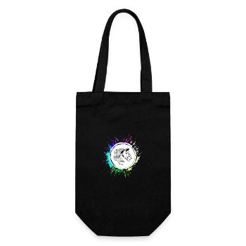 Horse Head - Gift Bag for Bottles - black - Front