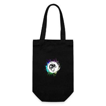 Equestrian hat icon - Gift Bag for Bottles - black - Front