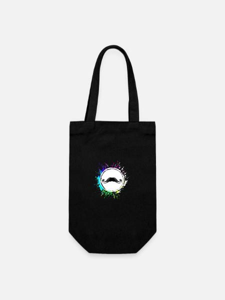 Symbole de la moustache - Sac à bouteille - noir