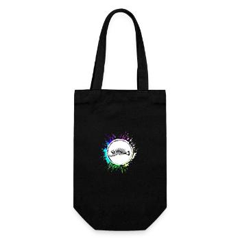 Piranha Bone Fish - Gift Bag for Bottles - black - Front