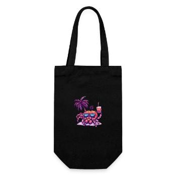 Tarantula Summer Beach Bande dessinée - Sac à bouteille - noir - Devant