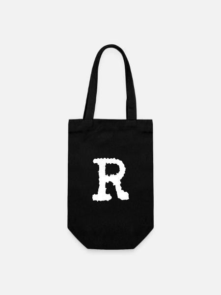 R - Gift Bag for Bottles - black