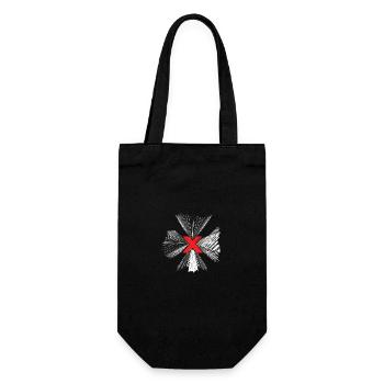 Skyscraper, Hochhaus, Skyline, NYC - Gift Bag for Bottles - black - Front
