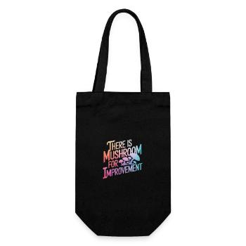 Mushroom Mushrooms Funghi Mushroom - Gift Bag for Bottles - black - Front