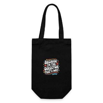Filmmaker Film Director Cinematographer Film - Gift Bag for Bottles - black - Front