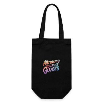 Altruisme Don désintéressé Donner d’école - Sac à bouteille - noir - Devant