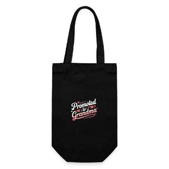 Grandma Grandmother Mother's Day Family - Gift Bag for Bottles - black - Front
