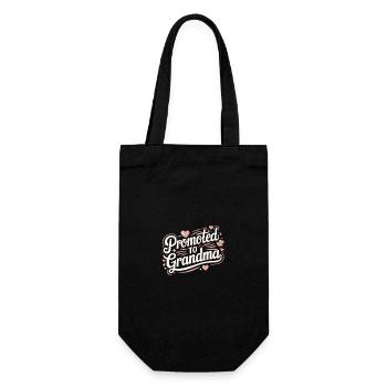 Grandma Grandmother Mother's Day Family - Gift Bag for Bottles - black - Front