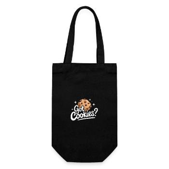 Cookies Cookie Biscuits Biscuits Chocolate - Gift Bag for Bottles - black - Front