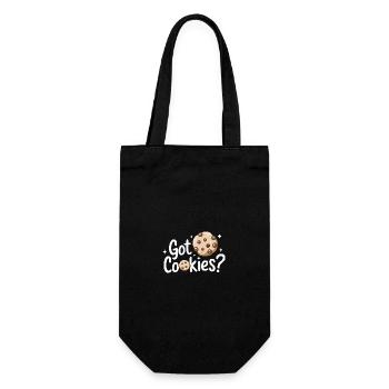 Cookies Cookie Biscuits Biscuits Chocolate - Gift Bag for Bottles - black - Front