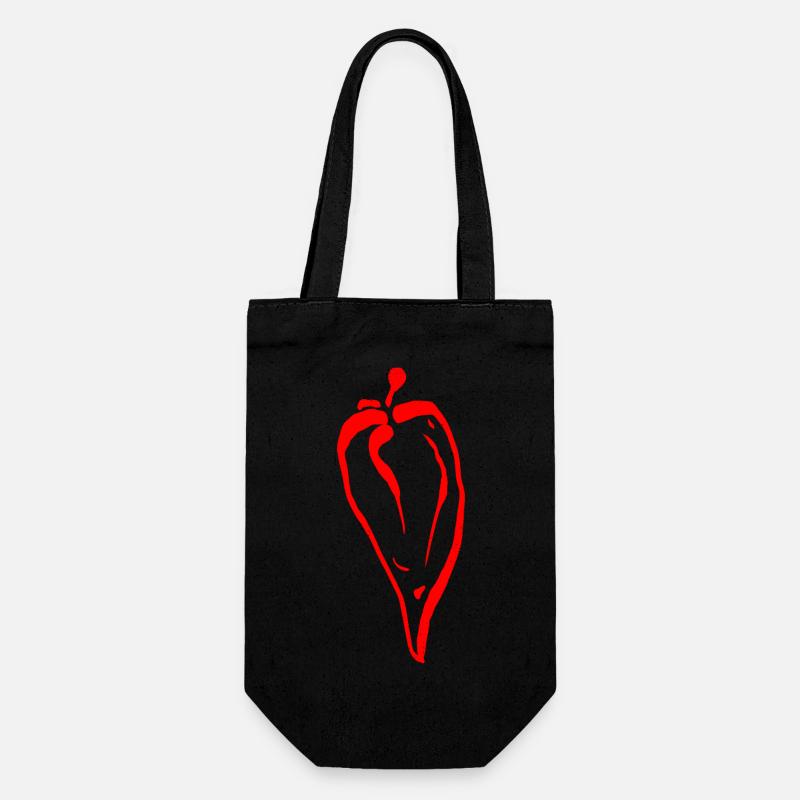 Piment / piment - Sac à bouteille - noir