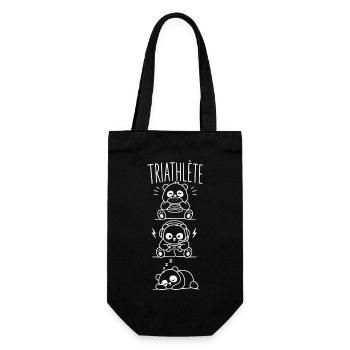Triathlète Gaming Gamer - Geschenkbeutel für Flaschen - Schwarz - Vorne