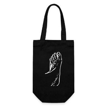 Pieds Pieds Soins des pieds Podologie - Sac à bouteille - noir - Devant