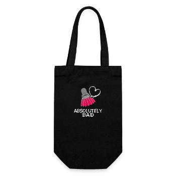Badminton Badminton, Crossminton Badminton Players - Gift Bag for Bottles - black - Front