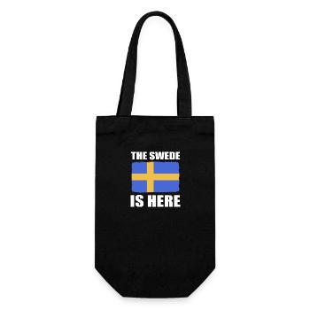 Schweden Schwedisch - Geschenkbeutel für Flaschen - Schwarz - Vorne
