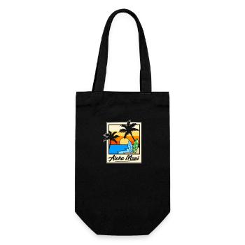 Maui Hawaii Hawaiian - Gift Bag for Bottles - black - Front