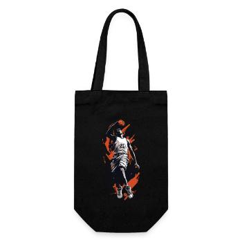 Basketball Game Action Aesthetic Streetwear - Gift Bag for Bottles - black - Front