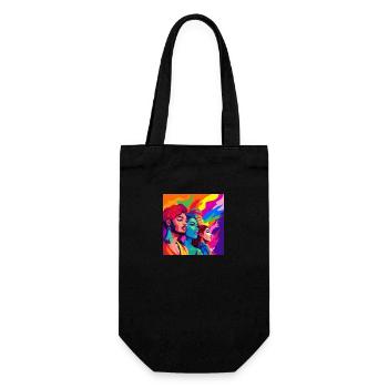 Queer People - Gift Bag for Bottles - black - Front