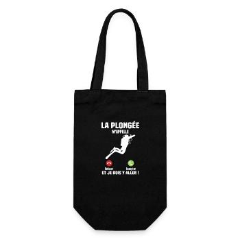 La Plongée m’Appelle Et Je Dois Y Aller Plongée - Sac à bouteille - noir - Devant