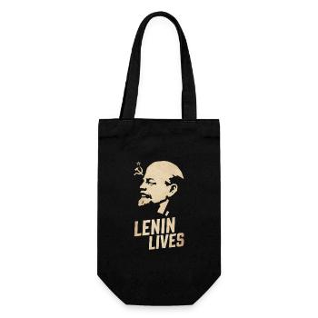 Lenin Lives - Gift Bag for Bottles - black - Front