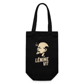 Lenin Lives - Gift Bag for Bottles - black - Front