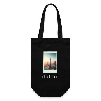 Burj Khalifa Dubaï Rétro Photo - Sac à bouteille - noir - Devant