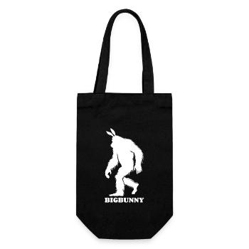Bigbunny - Bigfoot - East - Mythical Creatures - Gift Bag for Bottles - black - Front