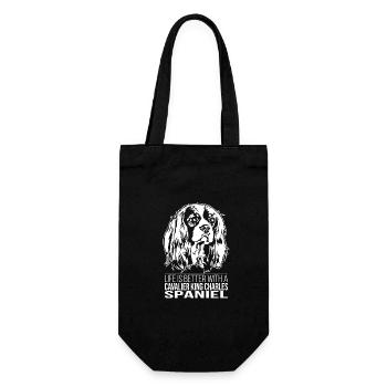 Cavalier King Charles La vie de l’épagneul est meilleure Chiens - Sac à bouteille - noir - Devant